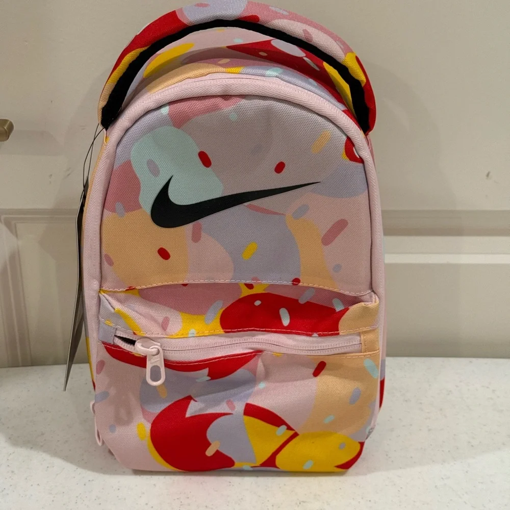 NEW Nike Pink Sorbet Insulated Lunch Bag ~ Mini Backpack Style
